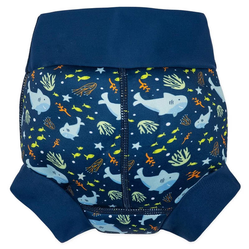 Splash About Happy Nappy, Shark Reef, 3-6 Months