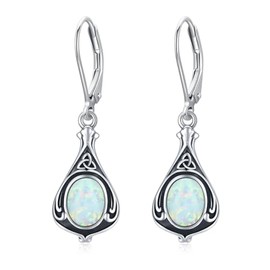 Leverback Earrings for Women Hoops Earrings 925 Sterling Silver Hypoallergenic Earrings for Sensitive Ears Dainty Jewelry Gifts for Mom Teen Girls Mother's Day Birthday Christmas, Sterling Silver,