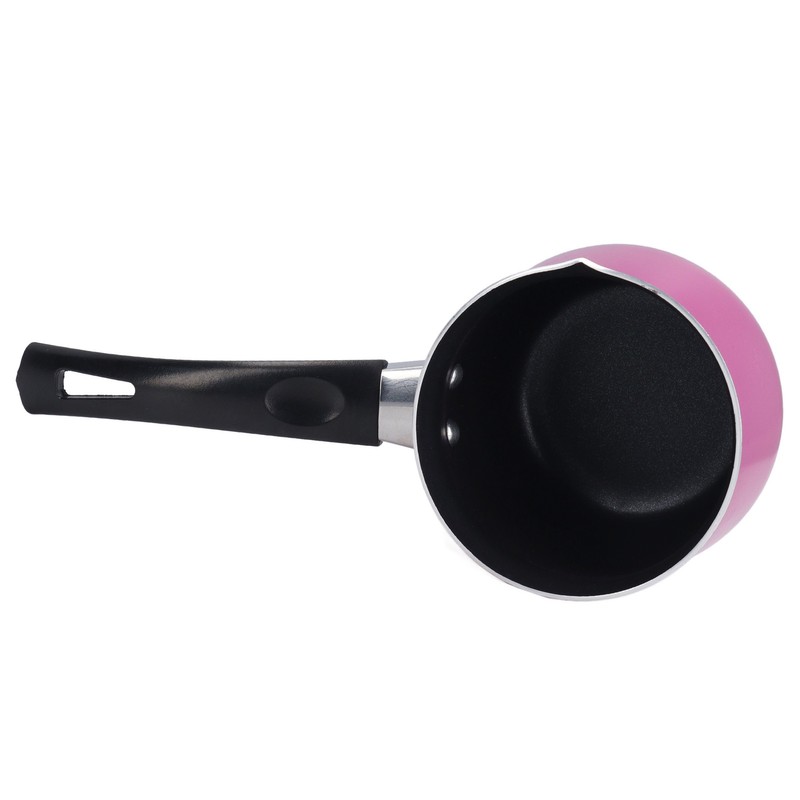 Mini Milk Pot Anti Sticky Single Handle Easy to Clean