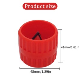 Daryunk Pipe Deburring Tool, Deburring Cutters Universal Pipe Reamer, External Deburrer Tool Tubing Chamfer Tool, for Inside and Outside 5-38 mm