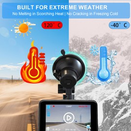 Double Sided Adhesive Pads for Dash Cam, 6PCS 2.83 Inch Heavy Duty Sticky Pads, Heat Resistant & No Residue Mounting Tape, Universal Replacement for Windshield, Dashboard, GPS, Phone Mount