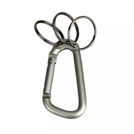 Everbilt 2 PK Everbilt  2-1/4 in. 3-Key Ring Aluminum Carabiner Key Holders