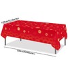SINGOMON 2 Packs Chinese Red Tablecloth Red Table Cloths Rectangular