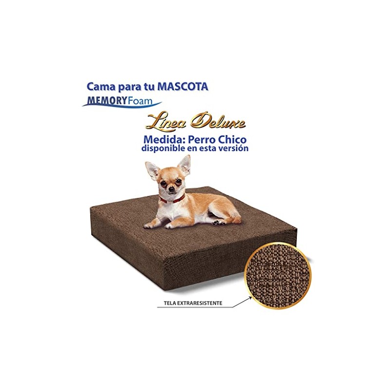 Cama para Perro en viscoelastica Memory Foam con Funda Lavable