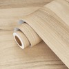 Wallercity Brown/Yellow Oak Wood Contact Paper Peel and Stick Countertops
