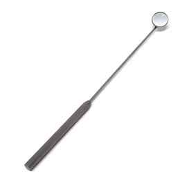 Laryngeal Boilable Hygiene Dental 20mm Mirror with Handle #3, Total Length 8.5"