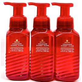 3 CRUSHED CANDY CANE Gentle Foaming Hand Soap bath body 8.75 fl.oz