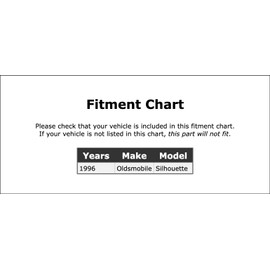 Spark Plug Wire Set Compatible With Oldsmobile Silhouette 1996 P-1373737