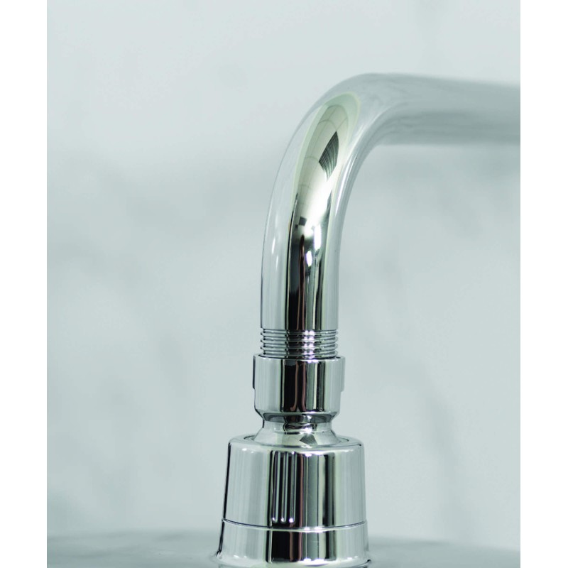 12" SHWR ARM W/FLANGE CHROME