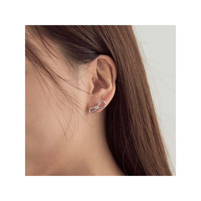 Infinity Note Stud Earrings OTS124601R Yellow(OTS124601RYY) / 인피니티 노트 스터드