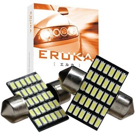 Elka TS-077-2S T10 x 31 Total Length 1.1 inches (29 mm) Easy Installation, Brightness Exceeds Imagination, 30 Custom Made LEDs, 2 Pieces, White, Domestic Inspection