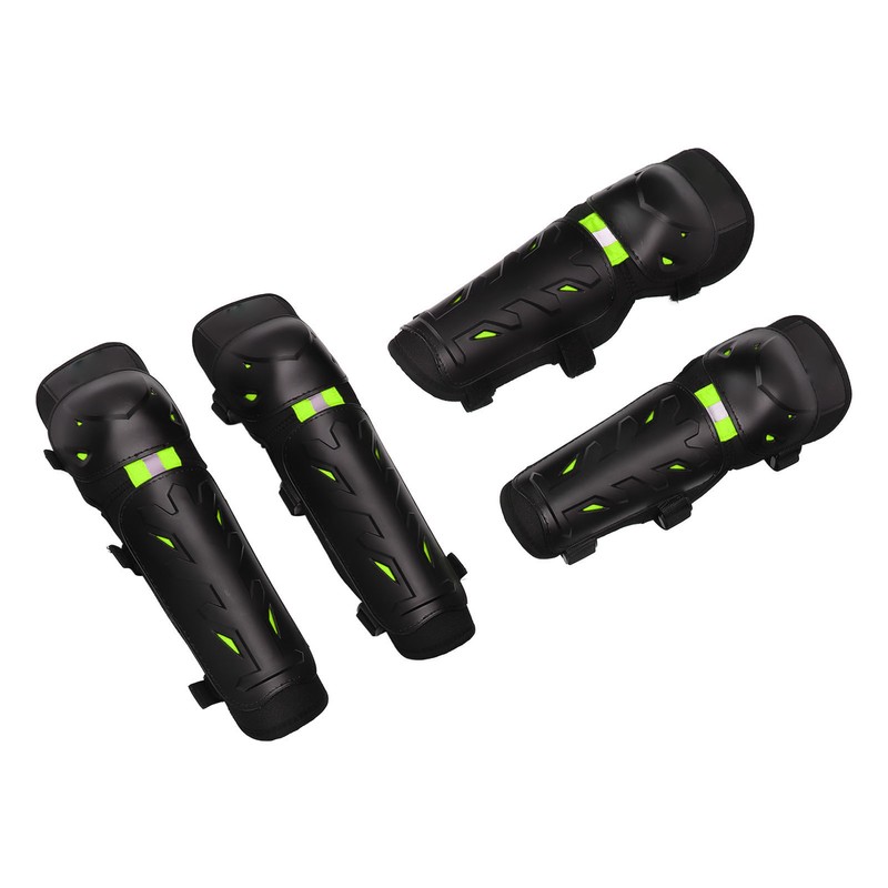 4PCS Knee Pads Elbow Pads Night Luminous Knee Protective Gear
