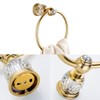 iikuru y146 Silver Towel Ring, Stylish, Towel Rack, Iron, Toilet