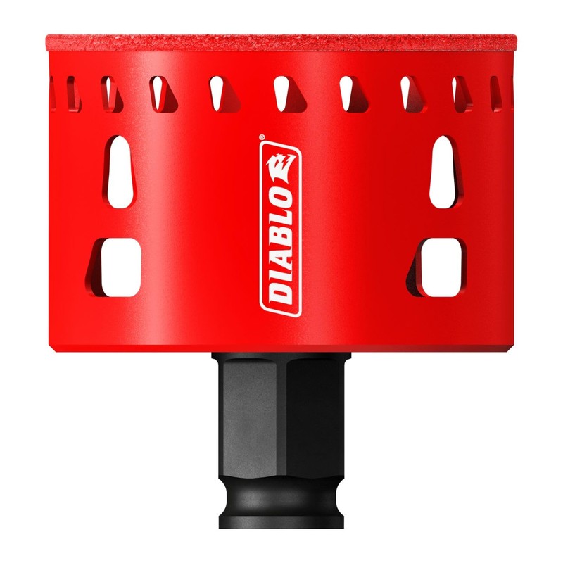 Diablo Diamond Grit Hole Saw for Tiles, Glass, Concrete, and