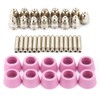 40pc/set AG60 SG55 Plasma Cutter Cutting Torch Consumables Electrode Nozzles