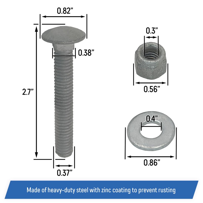 A.A Floating & Stationary Dock Connector Hinge Kit, Male &