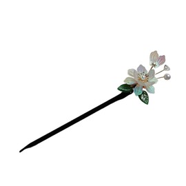 Beavorty 3 Pcs Classical Chinese Hair Chopsticks Ebony Floral Hair Stick for Traditional and Modern Styles