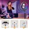UEGOGO 10-inch RGB Ring Light With Adjustable Tripod Bracket And