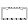 Horse with Horse Head Design Heavy Duty Metal Car License