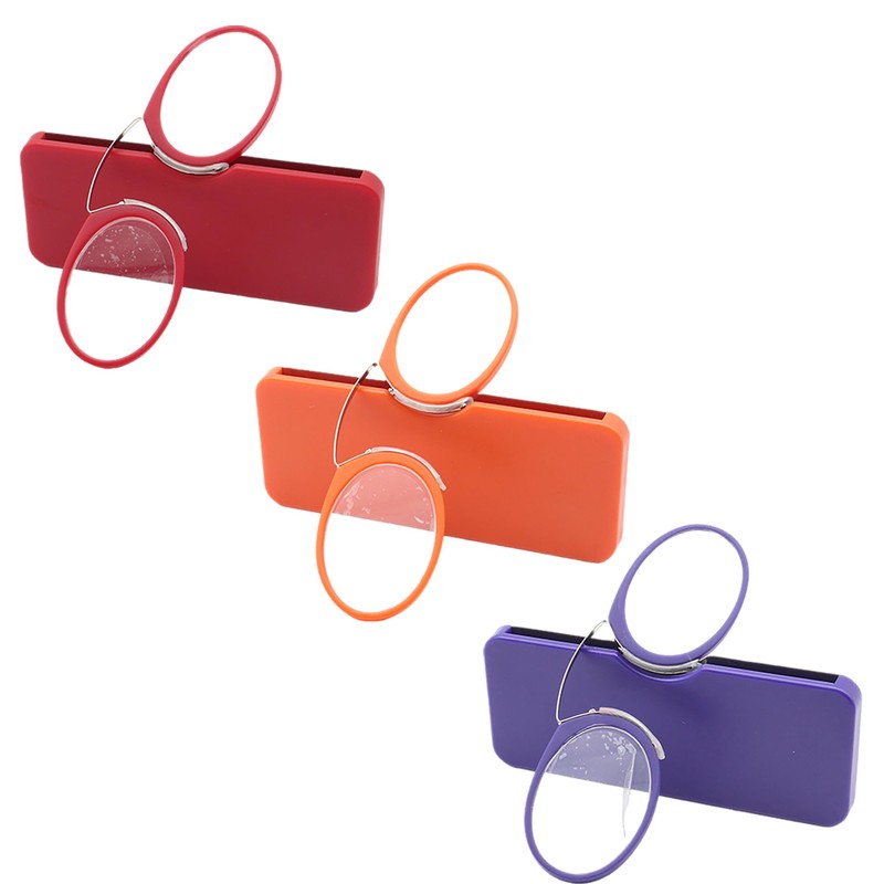 COVESATO Mini Armless Reading Glasses for Men Women Slim Thin
