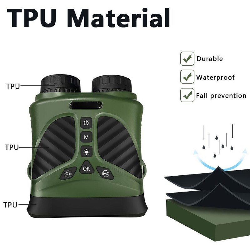 2.5K HD Digital Binoculars IR Night Vision 3in LCD Display