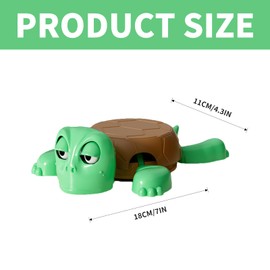 Turtle Cup Holder – 3D Printed Funny Turtle Coaster with Liftable Limbs & Expressive Face, Unique Tea Coaster for Coffee & Drinks, Cute Coasters with Funny Expression, Fun Gift for Tortoise Lovers