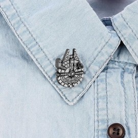 Millennium Falcon Spaceship Lapel Pin Badge Brooch