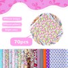 Outbit Pack of 70 Patchwork Fabric Package - 25 cm