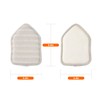 CLEANHOME Microfibre Scrubber Cloths (Pack of 3) for Cleaning Mirrors,
