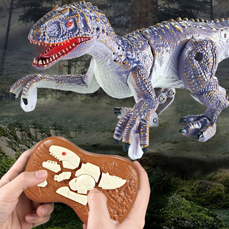 Remote Control Dinosaur Model 2.4G Realistic Walking Roaring Educational RC