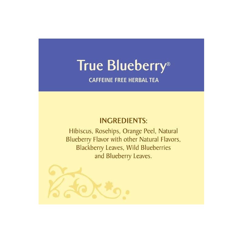 Celestial Seasonings Herb Tea True Blueberry 20 Bag (Pack of