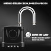 Heavy Duty Combination Padlocks, [Weatherproof Outdoor] Diyife Large 4 Digit