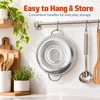 Stainless Steel Colander for Washing Vegetables & Draining Pasta –