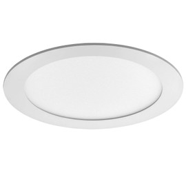 Auraglow 12w LED Circle Slim Panel Downlight Office Ceiling Light - Cool White 6500K - 900 Lumens - 62w EQV - 170mm