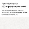 WELLDERMA Face Steam & Cooling Towel – Reusable 2-in-1 Warm