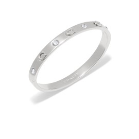 Coach Women's Signature C Logo Hinged Bangle Bracelet