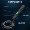 Handheld Metal Detector Portable Professional Gold Treasure Hunting Unearthing Tool