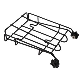 Stainless Steel Foldable Ice Scoop Holder for Ice Maker Kitchen Freezer Bar Heavy Duty Metal Ice Scoop Holder for Party Wedding (L)