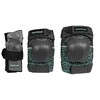 Powerslide Women's Standard Women's Tri-Pack Protectors, Black, S