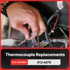 812-4470 Quadrafire Thermocouple Compatible with Castile, Contour, Mt Vernon, Santa