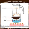 Vaolvpant 2 Cup Stainless Steel Moka Pot Stovetop Espresso Maker