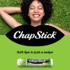 ChapStick Green Apple Flavored Lip Balm, Paraben Free, 0.15 oz,