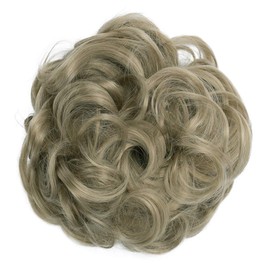 Prettyshop Hair Piece Up do Bride Hairstyle Voluminous Curled Untidy Bun Assorted Colours