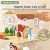 17 in 1 Clear Acrylic Hamster Cage with All Accessories,13.5''L*
