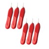 OdontoMed2011 Set of 6 Pieces Scalpel Knife Handle #5 Red