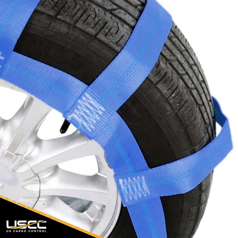 US Cargo Control Extra Large Tow Dolly Basket Strap, Blue