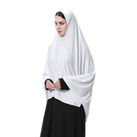 Nun Sister Oversized Long Headscarf Muslim Cap Turban Hijab Scarf Soft Breathable Islamic Headwear Head