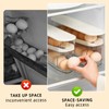 XWCHASA Rolling Egg Holder, 2-layer Egg Holder Storage, Egg Storage