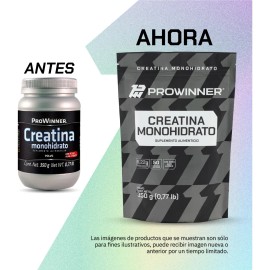 Creatina Monohidrato En Polvo 350g Prowinner Sabor Natural