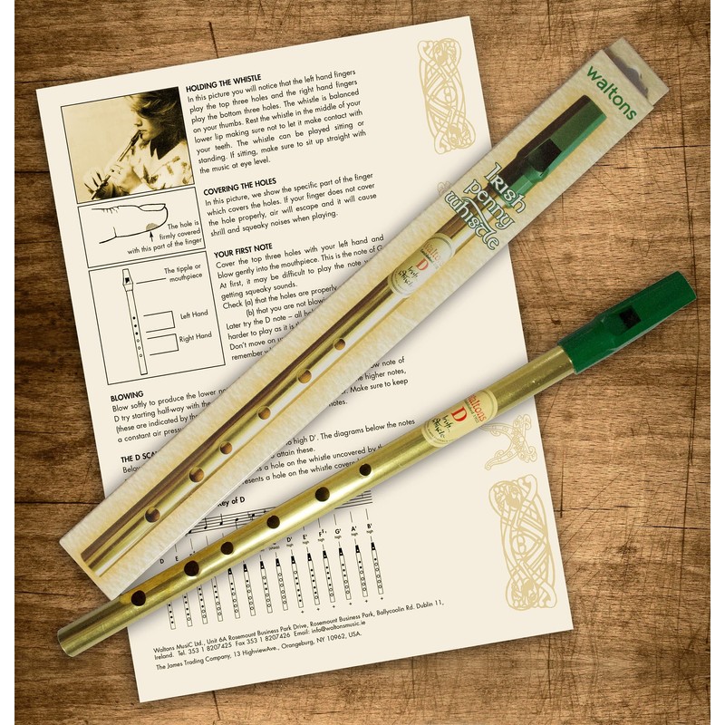 Waltons 1506 Brass D-Tube Tin Whistle